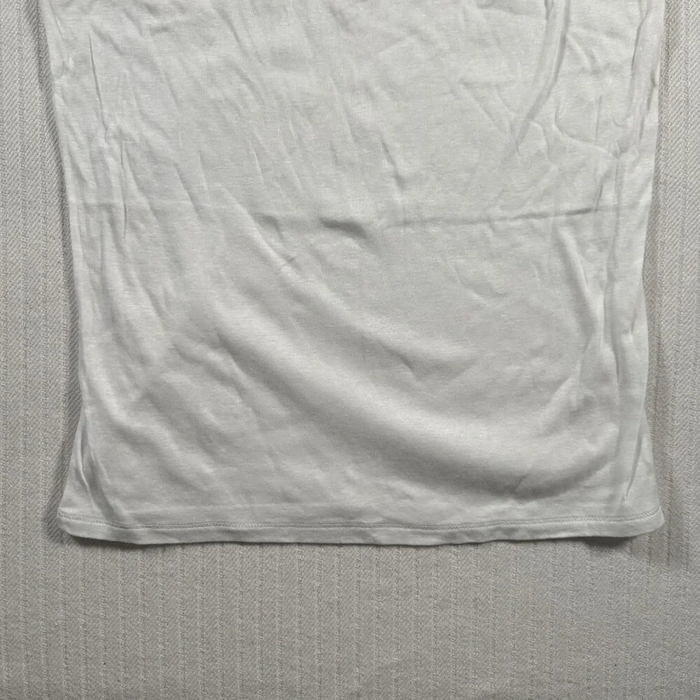 Victoria’s Secret Women’s White Cami Tank Top Size Large Adjustable Straps